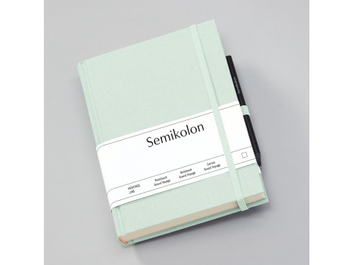 Travel Diary Grand Voyage 14 x 19,2 cm - Semikolon - Moss, 304 pages