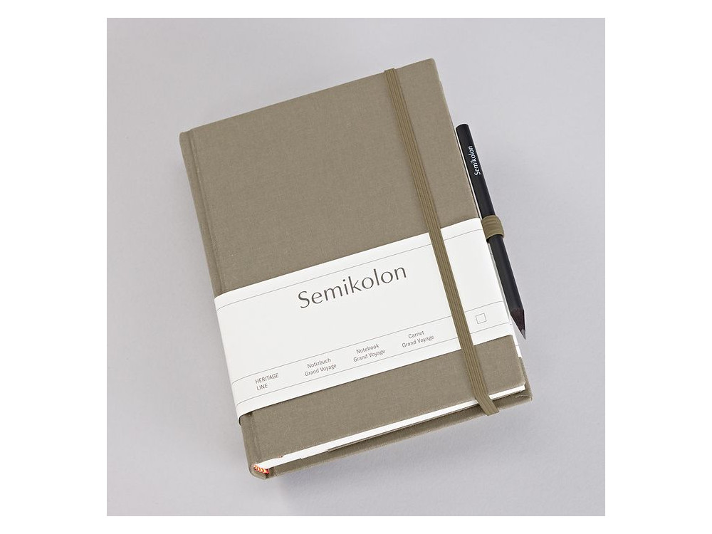 Travel Diary Grand Voyage 14 x 19,2 cm - Semikolon - Fango, 304 pages