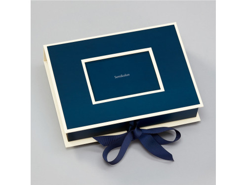 Photobox with cover - Semikolon - Marine, 20,7 x 15,3 x 4,7 cm