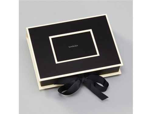Pudełko na zdjęcia - Semikolon - Black, 20,7 x 15,3 x 4,7 cm