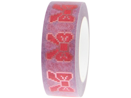 Taśma washi Bows - Paper Poetry - 15 mm x 10 m