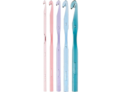 Set of acrylic crochet hooks - Rico Design - 5 pcs.