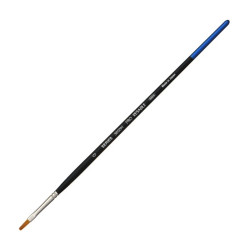 Flat, mixed bristles, Pro Resable brush, 3600H series - Holbein - no. 0