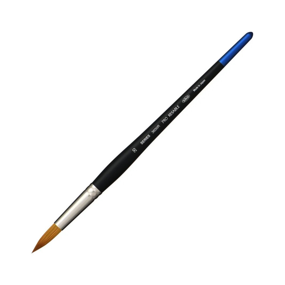 Pędzel okrągły, mieszany, Pro Resable, seria 3600R - Holbein - nr 20