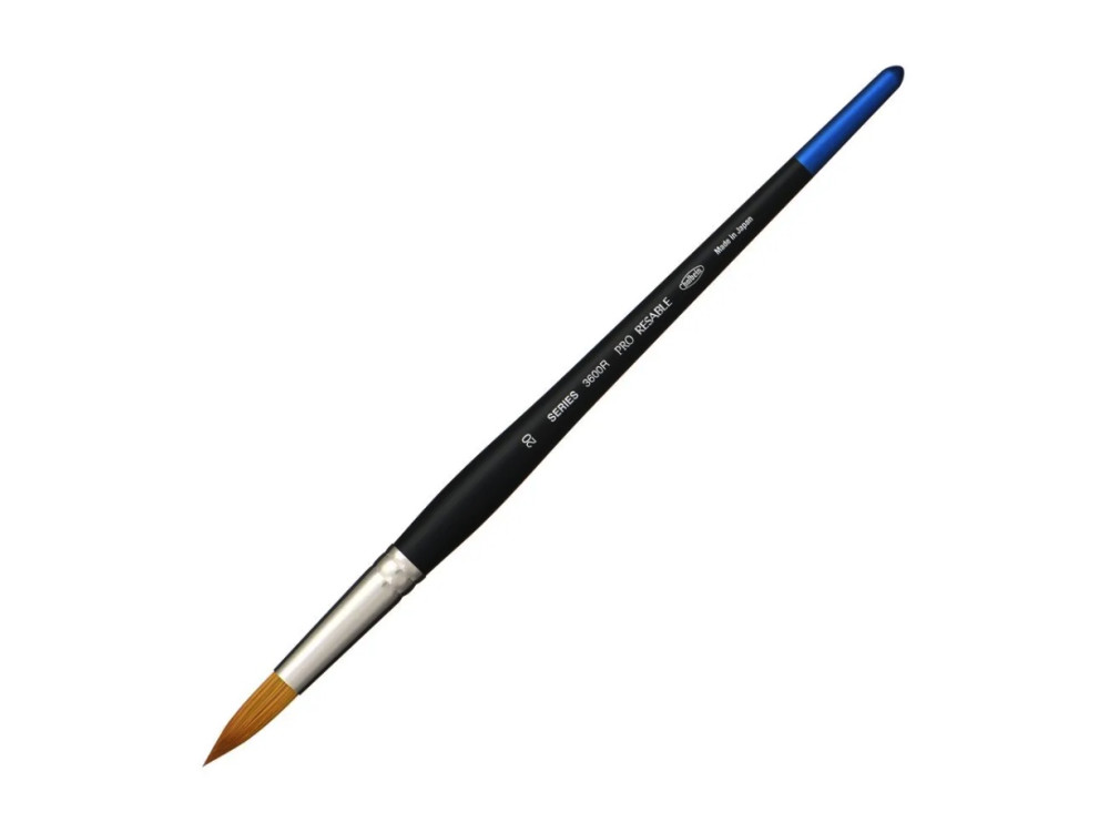 Pędzel okrągły, mieszany, Pro Resable, seria 3600R - Holbein - nr 20