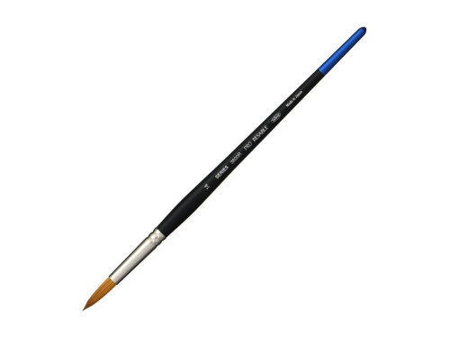 Round, mixed bristles, Pro Resable brush, 3600R series - Holbein - no. 14