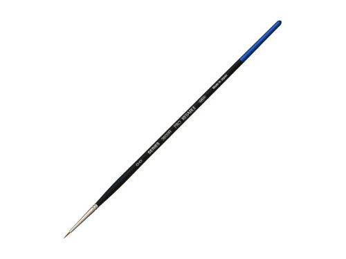 Round, mixed bristles, Pro Resable brush, 3600R series - Holbein - no. 00