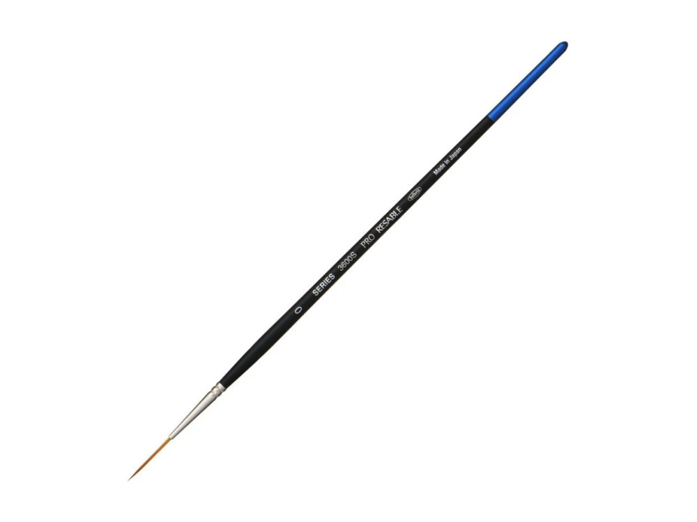Script, mixed bristles, Pro Resable brush, 3600S series - Holbein - no. 0