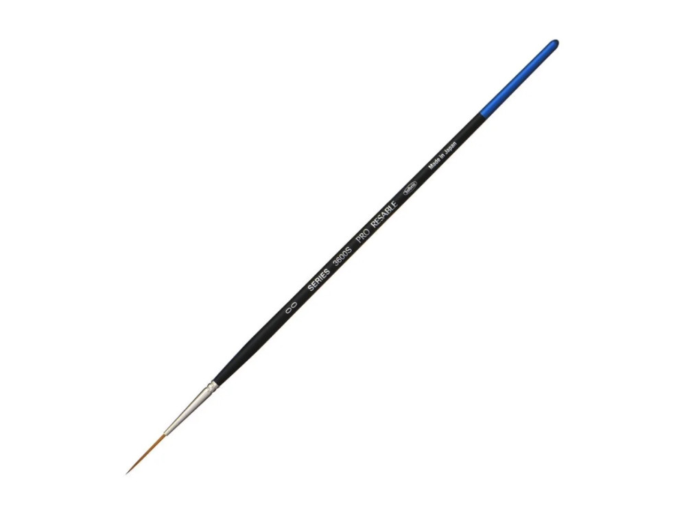 Script, mixed bristles, Pro Resable brush, 3600S series - Holbein - no. 00