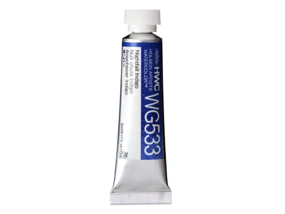 Artists' Watercolor paint - Holbein - Nightfall Indigo, 5 ml
