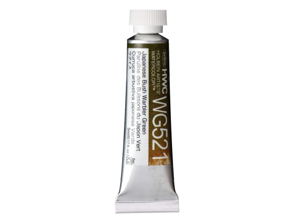 Farba akwarelowa Artists’ Watercolor - Holbein - Japanese Bush Warbler Green, 5 ml