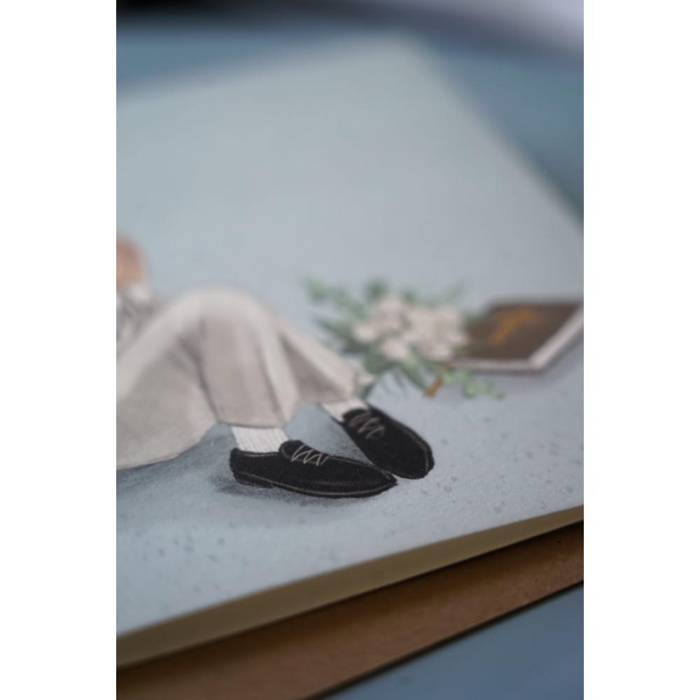 Greeting card - Hi Little - First Communion card, 14,5 x 14,5 cm