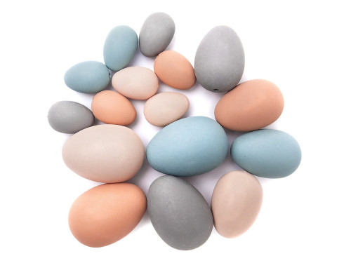 Eggs with holes - DpCraft - Dusty Pastel, 16 pcs.