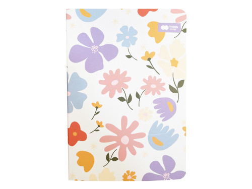Notes w kratkę Bloom Pastel A6 - Happy Color - miękka okładka, 80 g/m2