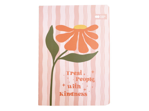 Notes w kratkę Bloom Boho A6 - Happy Color - miękka okładka, 80 g/m2