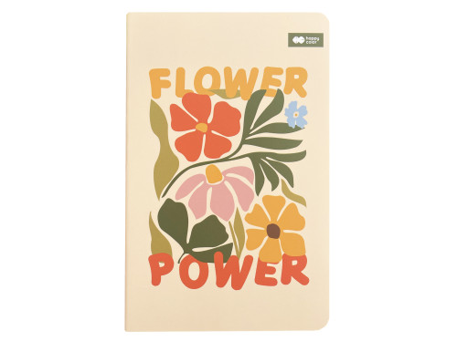 Ruled notebook Bloom Boho 11,5 x 18 cm - Happy Color - softcover, 80 g/m2