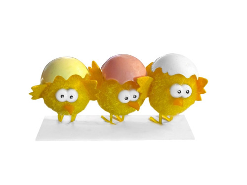 Easter chicks with egg shells - DpCraft - 4,5 cm, 3 pcs.