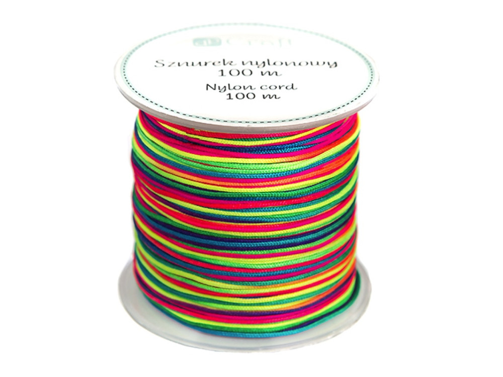 Nylon cord - DpCraft - rainbow, 100 m