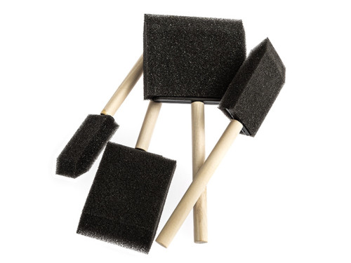 Pędzle gąbkowe płaskie - DpCraft - 4 szt.