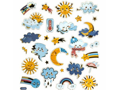 Weather stickers - DpCraft - 28 pcs.