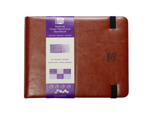 Szkicownik do akwareli Classic Watercolour - Baohong - hot pressed, 12 x 16 cm, 300 g, 24 ark.