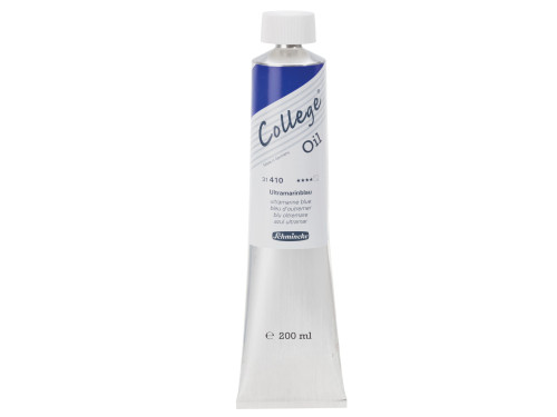 College oil paint - Schmincke - 410, Ultramarine Blue, 200 ml