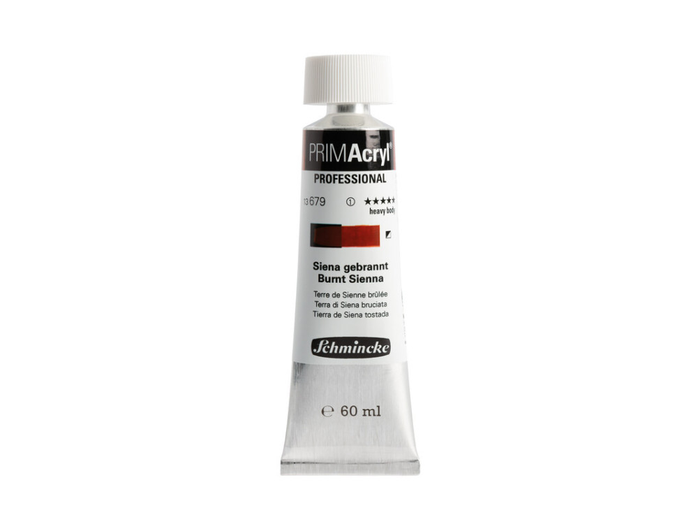 Farba akrylowa PRIMAcryl - Schmincke - 679, Burnt Sienna, 60 ml