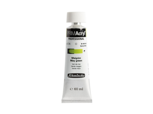 Primacryl professional acrylic paint - Schmincke - 574, May Green, 60 ml