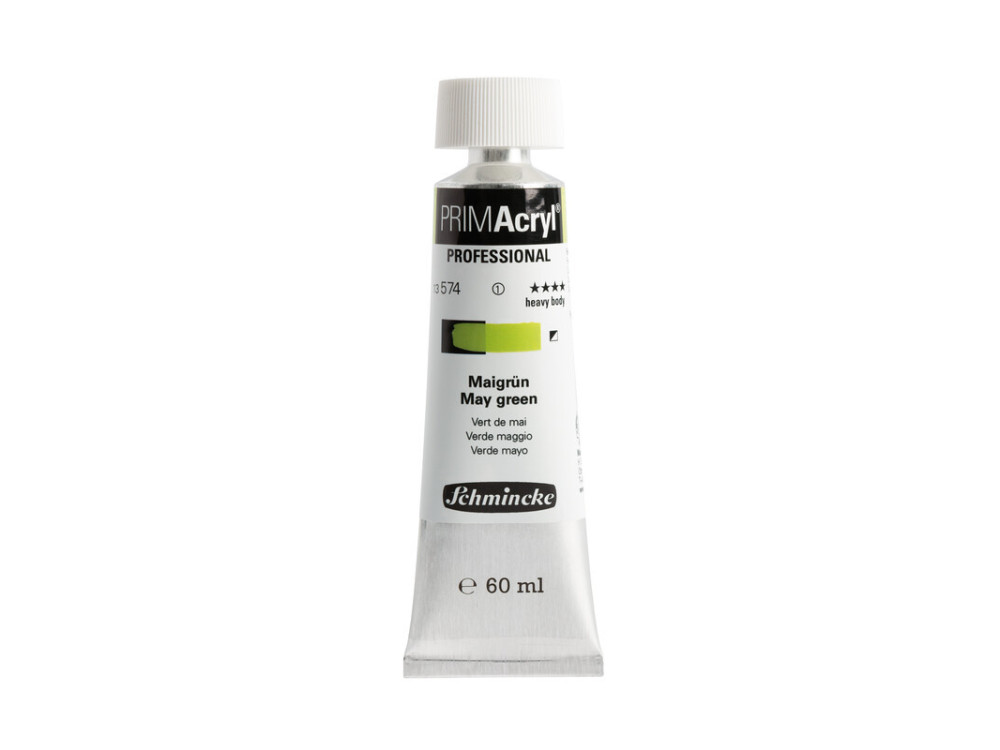 Primacryl professional acrylic paint - Schmincke - 574, May Green, 60 ml