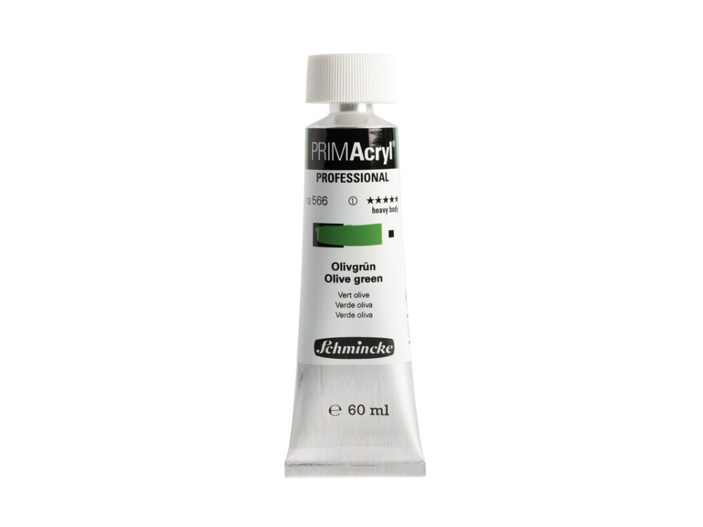 PRIMAcryl professional acrylic paint - Schmincke - 566, Olive Green, 60 ml