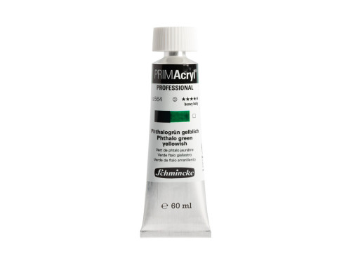 PRIMAcryl professional acrylic paint - Schmincke - 564, Phthalo Green Yellowish, 60 ml