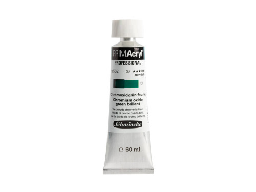 Farba akrylowa PRIMAcryl - Schmincke - 562, Chromium Oxide Green Brillant, 60 ml