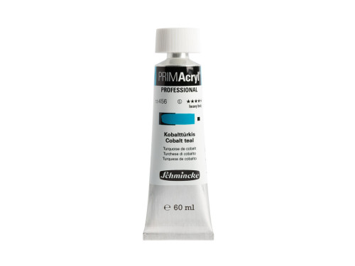PRIMAcryl professional acrylic paint - Schmincke - 456, Cobalt Teal, 60 ml