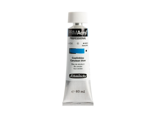 PRIMAcryl professional acrylic paint - Schmincke - 454, Cerulean Blue, 60 ml