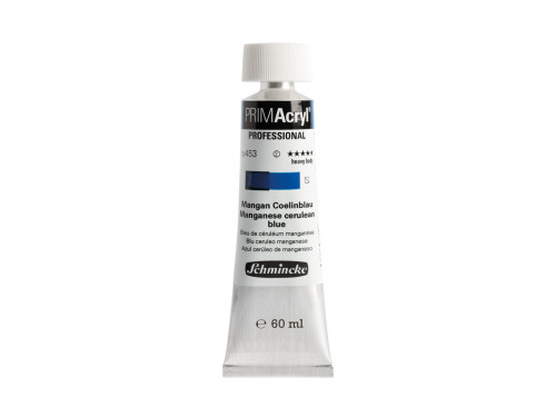 PRIMAcryl professional acrylic paint - Schmincke - 453, Manganese Cerulean Blue, 60 ml