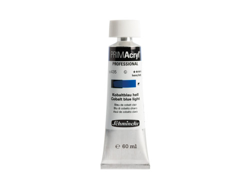 PRIMAcryl professional acrylic paint - Schmincke - 435, Cobalt Blue Light, 60 ml