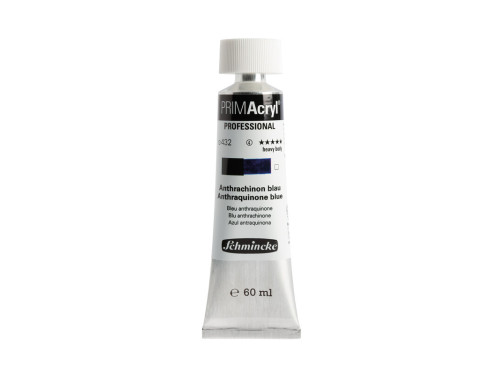PRIMAcryl professional acrylic paint - Schmincke - 432, Anthraquinone Blue, 60 ml