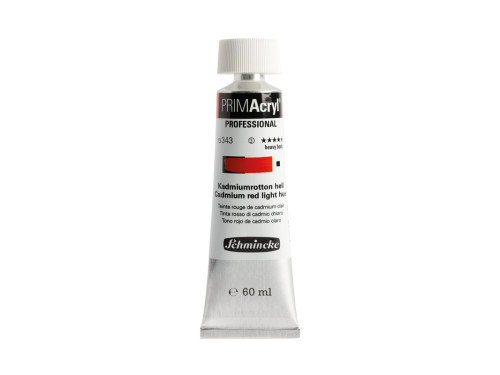 Farba akrylowa PRIMAcryl - Schmincke - 343, Cadmium Red Light Hue, 60 ml