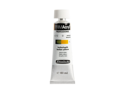 Farba akrylowa PRIMAcryl - Schmincke - 212, Indian Yellow, 60 ml