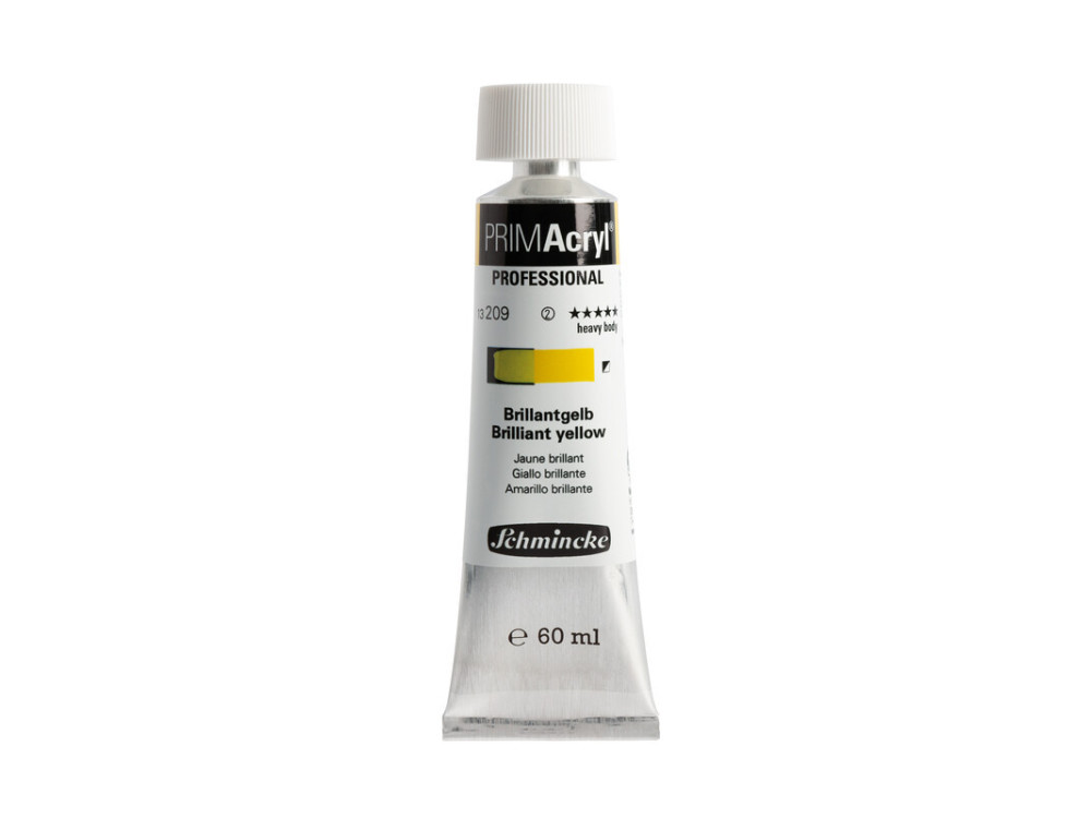 Farba akrylowa PRIMAcryl - Schmincke - 209, Brilliant Yellow, 60 ml