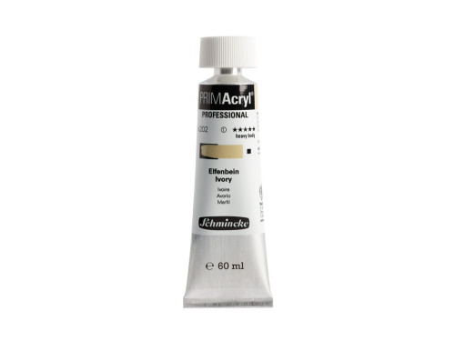 PRIMAcryl professional acrylic paint - Schmincke - 202, Ivory, 60 ml
