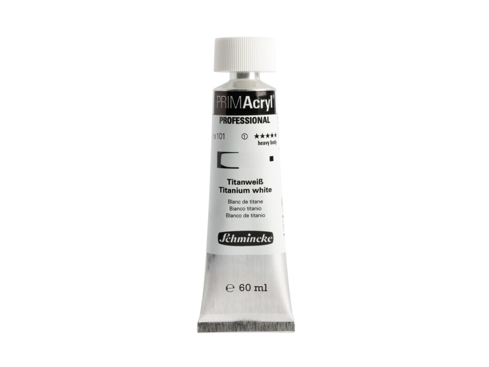 Farba akrylowa PRIMAcryl - Schmincke - 101, Titanium White, 60 ml