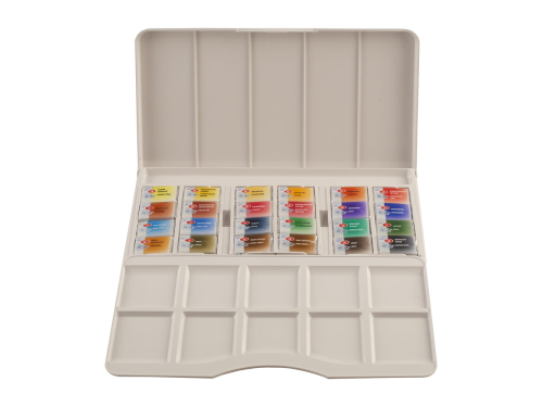 Set of watercolor paints White Nights - St. Petersburg - 24 colors