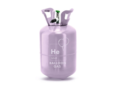 Disposable bottle with helium - violet, 0,189 m3