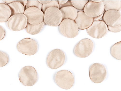 Rose petals in bag - beige, 100 pcs.