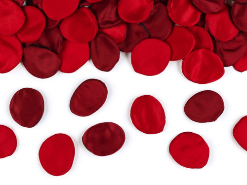 Rose petals in bag - red, 100 pcs.
