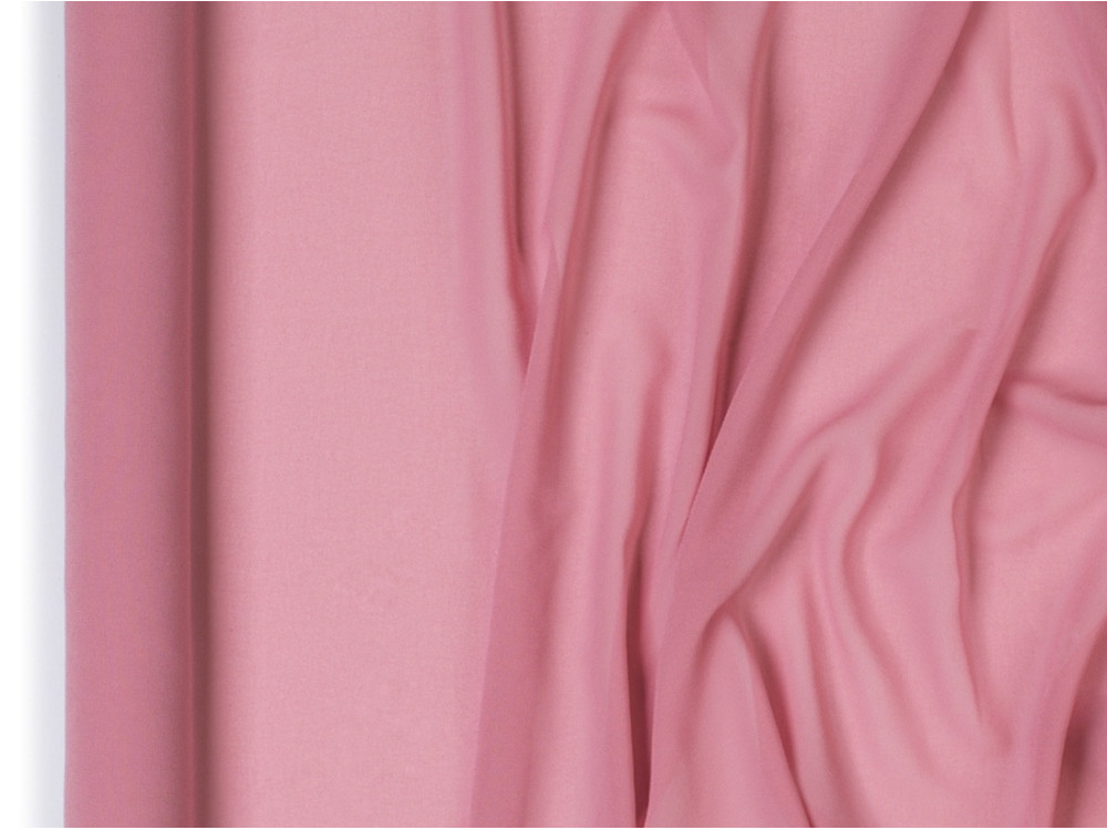Chiffon table runner - dark pink, 48 cm x 5 m