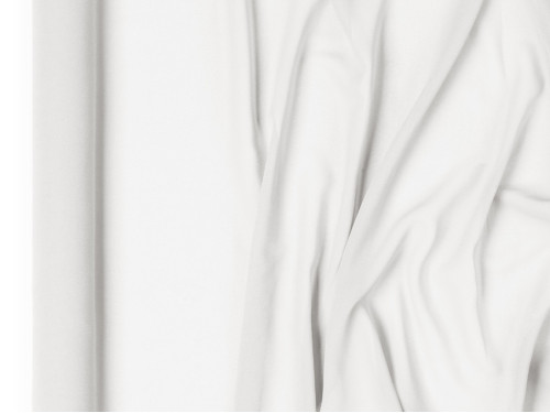 Chiffon table runner - white, 48 cm x 5 m