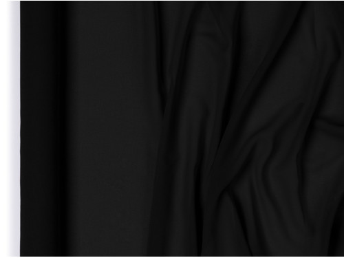 Chiffon table runner - black, 48 cm x 5 m