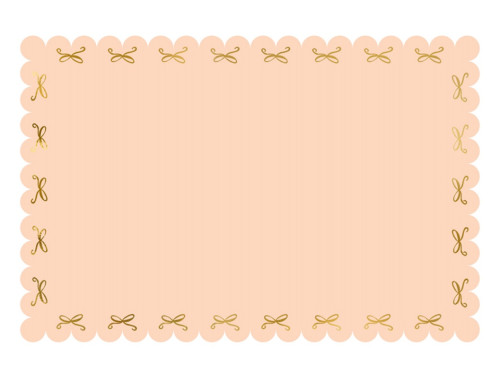 Paper tablecloth Bows - pink, 180 x 120 cm